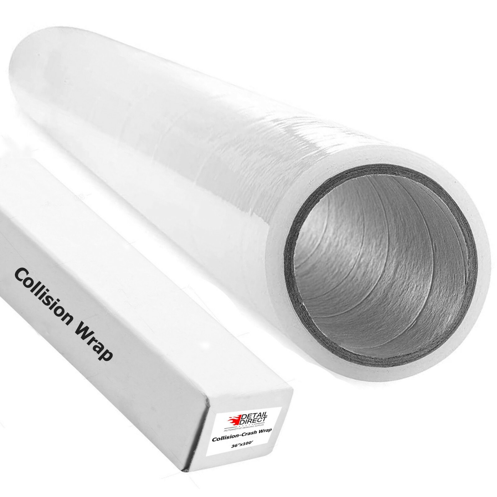 Collision Wrap, Hi-Tack Adhesive, Clear Automotive Crash Film 36″ x 100′ 3 mil