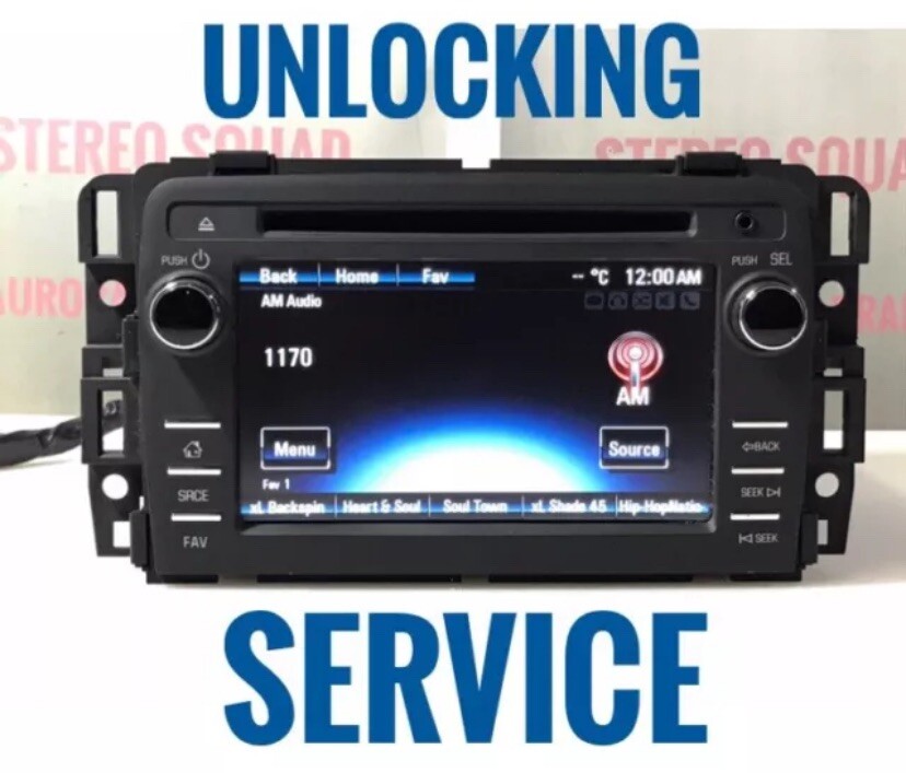 GM RADIO UNLOCKING SERVICE ONLY . WE WILL UNLOCK YOUR GM RADIO “U039”