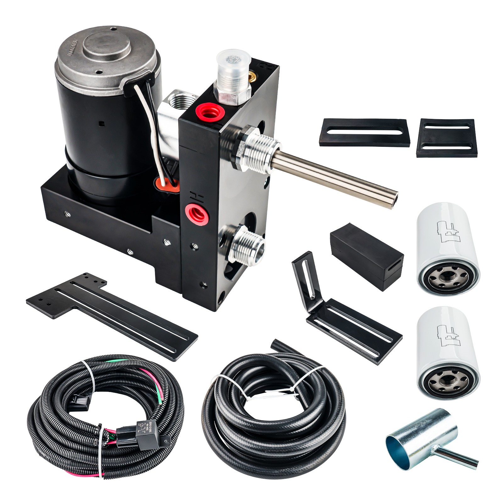 165GPH Diesel Fuel Lift Pump System TSC10165G For 01-10 Chevy GMC Duramax 6.6L