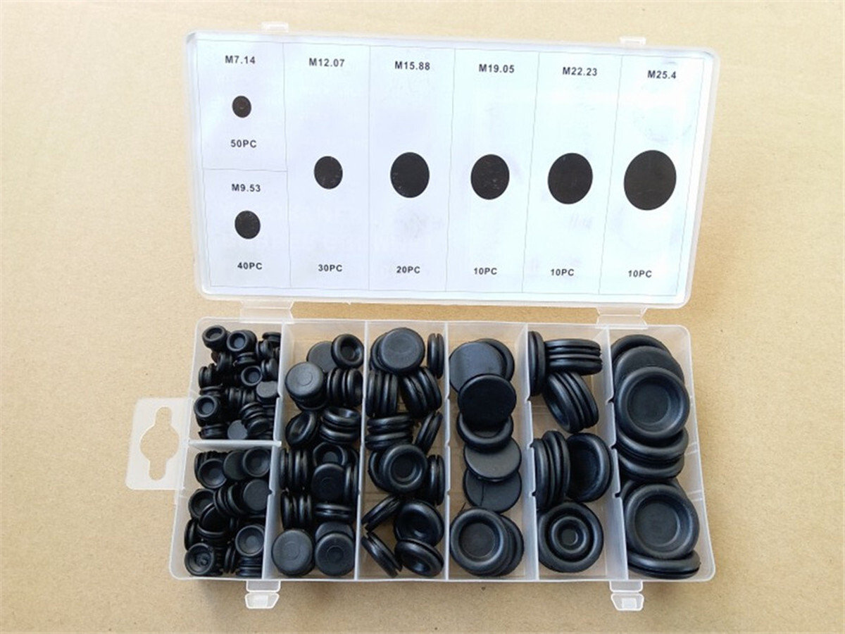 170PCS Rubber Grommet Assortment Kit Set Firewall Hole Electrical Wiring Gasket