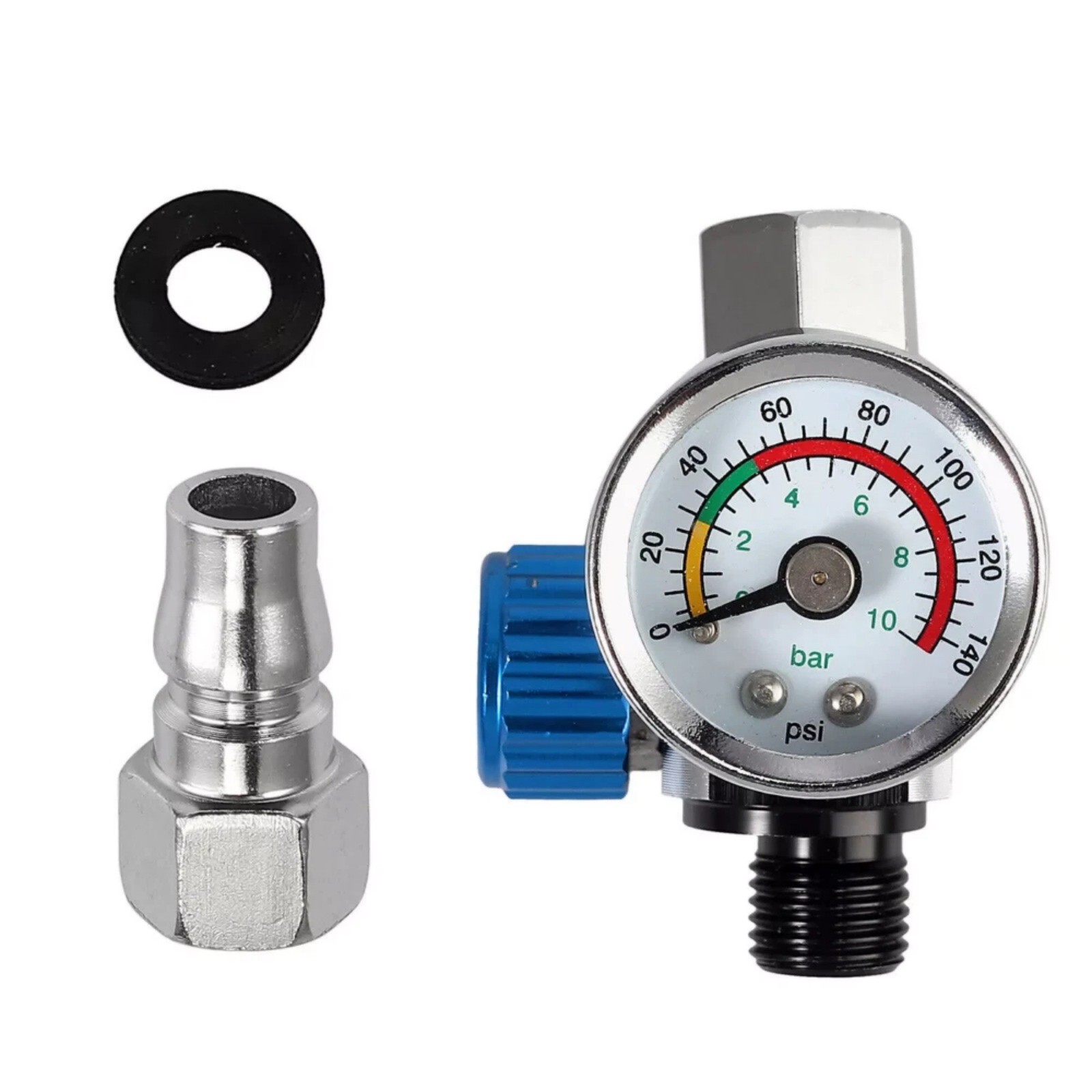 1/4″ Air Pressure Regulator Gauge with G1/4 Thread for Spray Gun Paint Tool