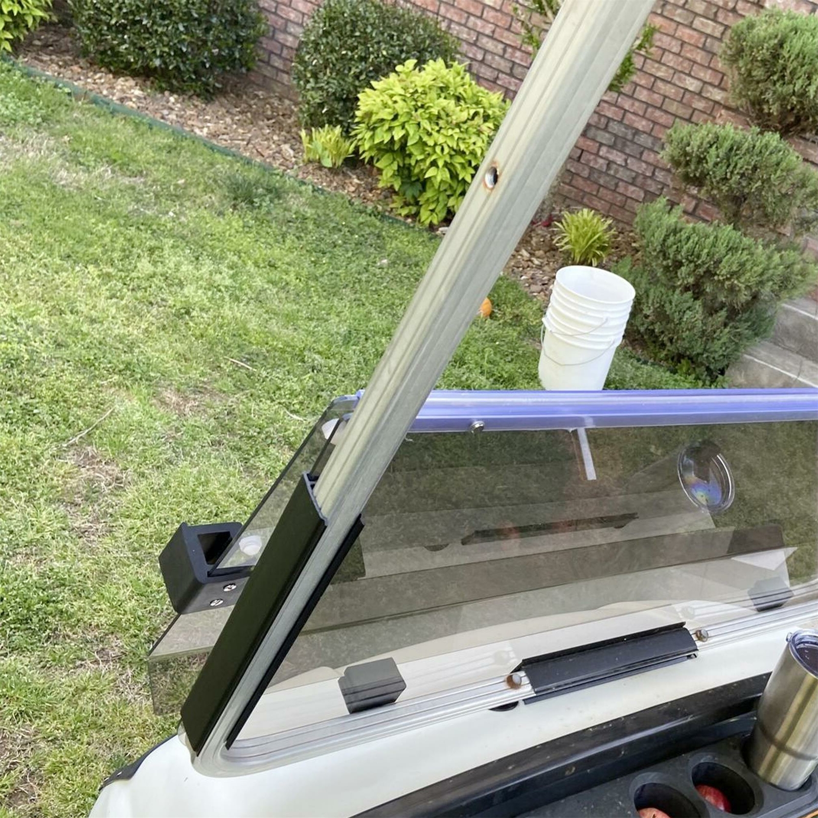 Tinted Folding Windshield For Yamaha G14 G16 G19 1995-2003 Golf Cart Windscreen