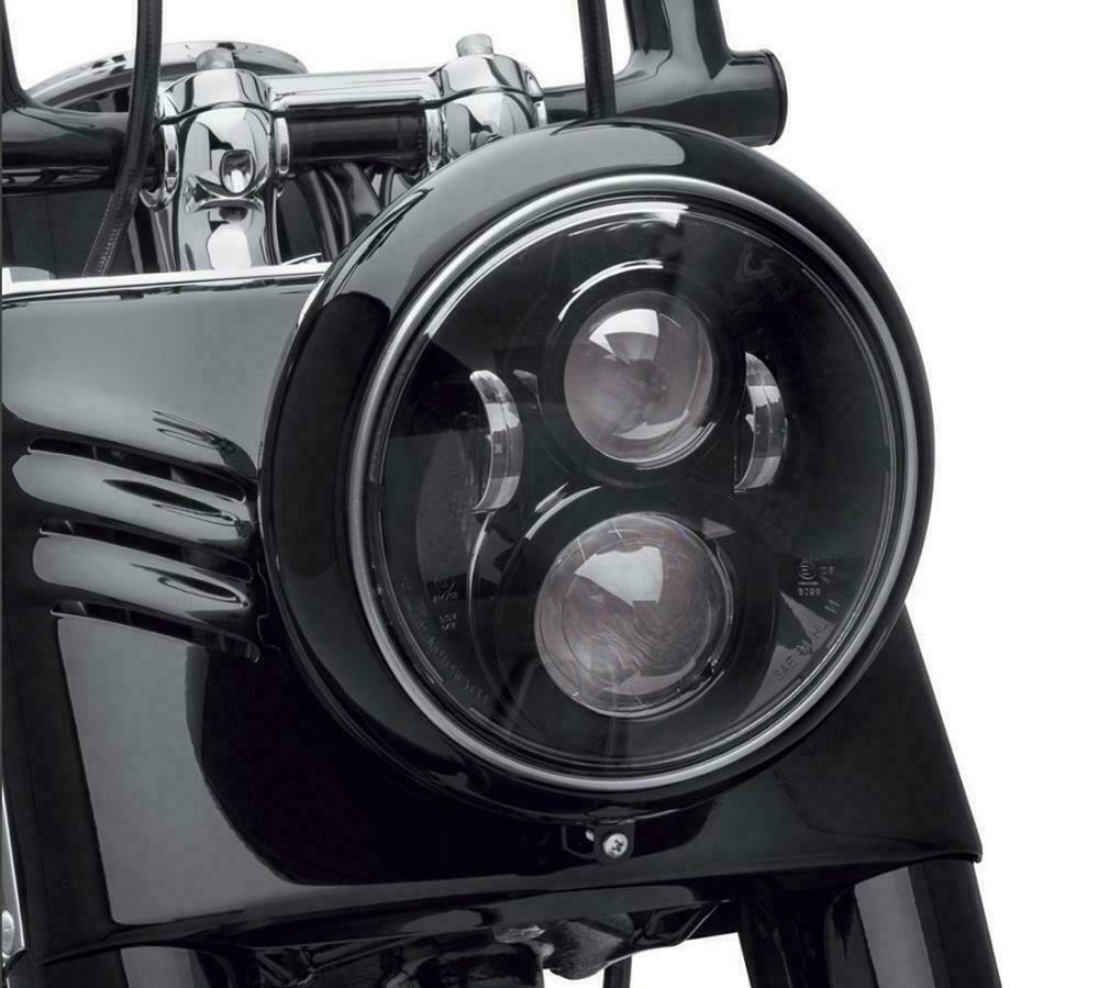 DOT 7″ inch Motorcycle Headlight Lamp Round LED Projector For Harley Cafe Racer