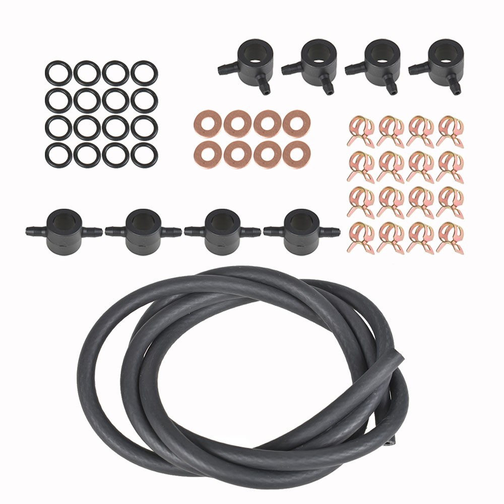 Botjj Fuel Injector Return Line Kit for Ford 7.3 7.3L Diesel Trucks 1988-1994