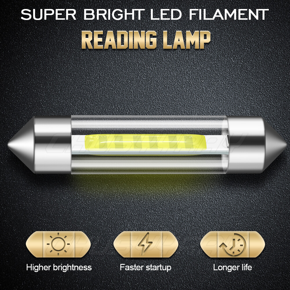 Cool White LED Dome Interior Light Lamp for Ford F 150 1999-2014 Festoon Bulbs