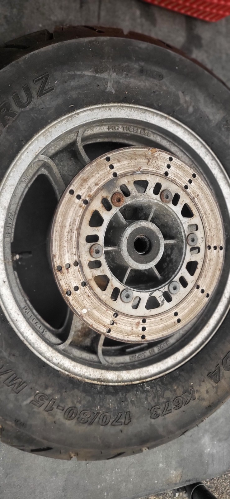 Kawasaki ZL900 Eliminator ZL 900 ZL1000 rear wheel rim 15in ZL 1000 ROTOR
