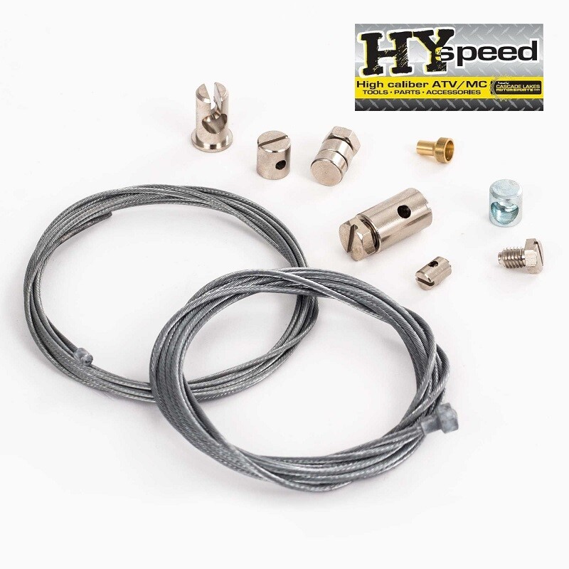 HYspeed Universal Cable Repair Kit Throttle Clutch Brake Motorcycle ATV Trail