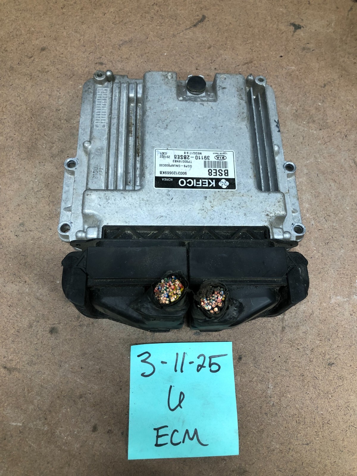 2016 Kia Soul 1.6L Engine Computer Control Module ECM ECU OEM 391102BSE8