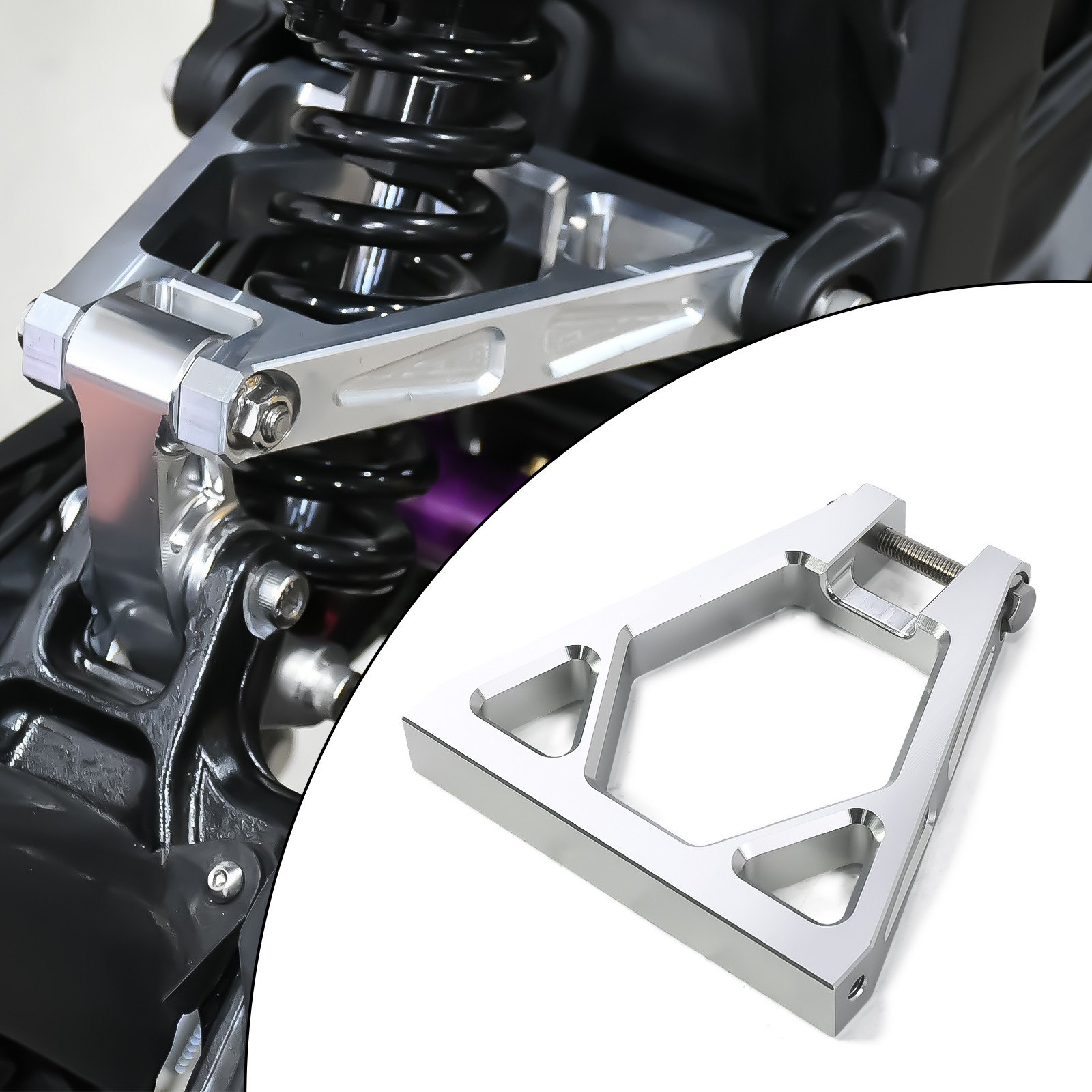 CNC Aluminum Alloy Rear Suspension Linkage Triangle Shock for Surron Light Bee X