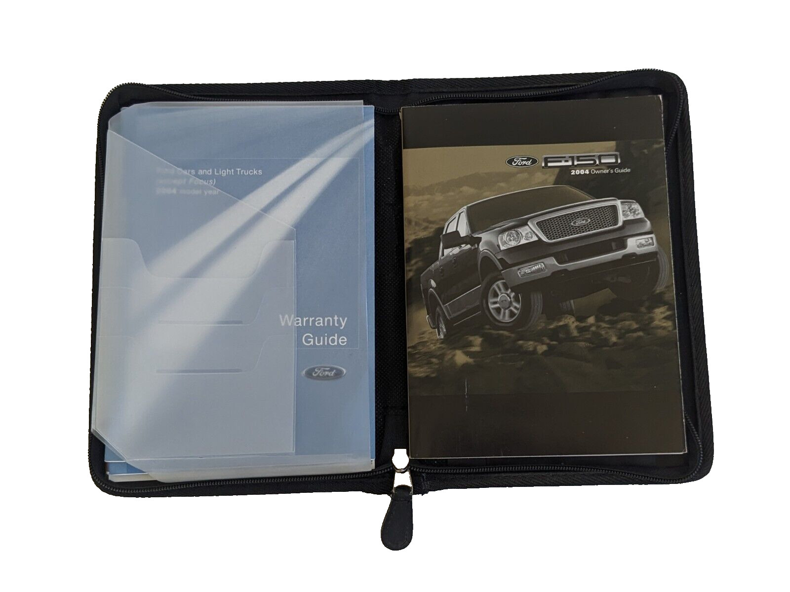 2004 Ford F-150 Owners Manual Set OEM – Case, Manual, Maintenance, Quick Ref