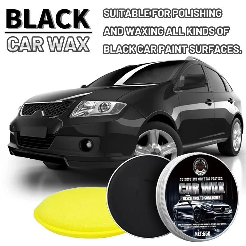 Black Car Wax Ceramic Coating Scratch Repair Polish Paint Protection Gloss Shine
