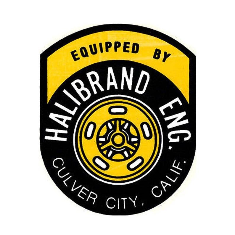 Tool Box HOT ROD Halibrand Wheels NHRA Gasser decal sticker