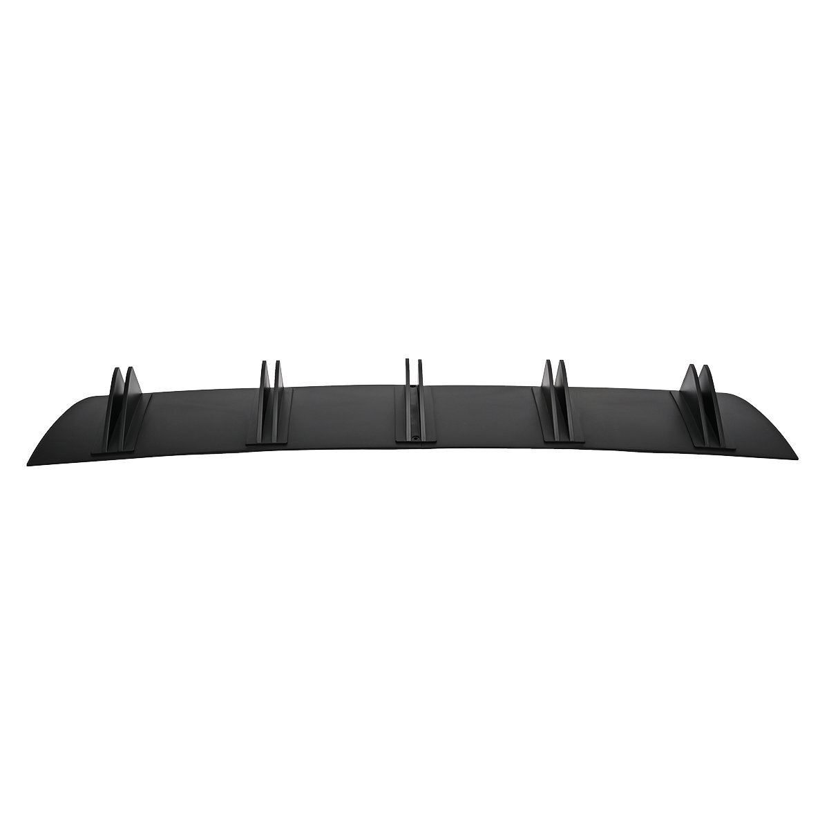 For Lincoln MKZ MKS Glossy Black Rear Lip Bumper Diffuser Shark Fin Splitter US