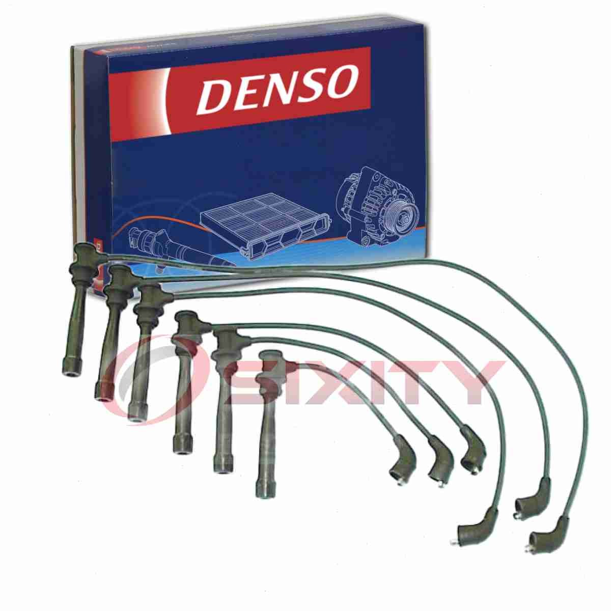 DENSO 671-6220 Spark Plug Wire Set for XX91 QW1344 MSW2740 97078 97071 7707 er