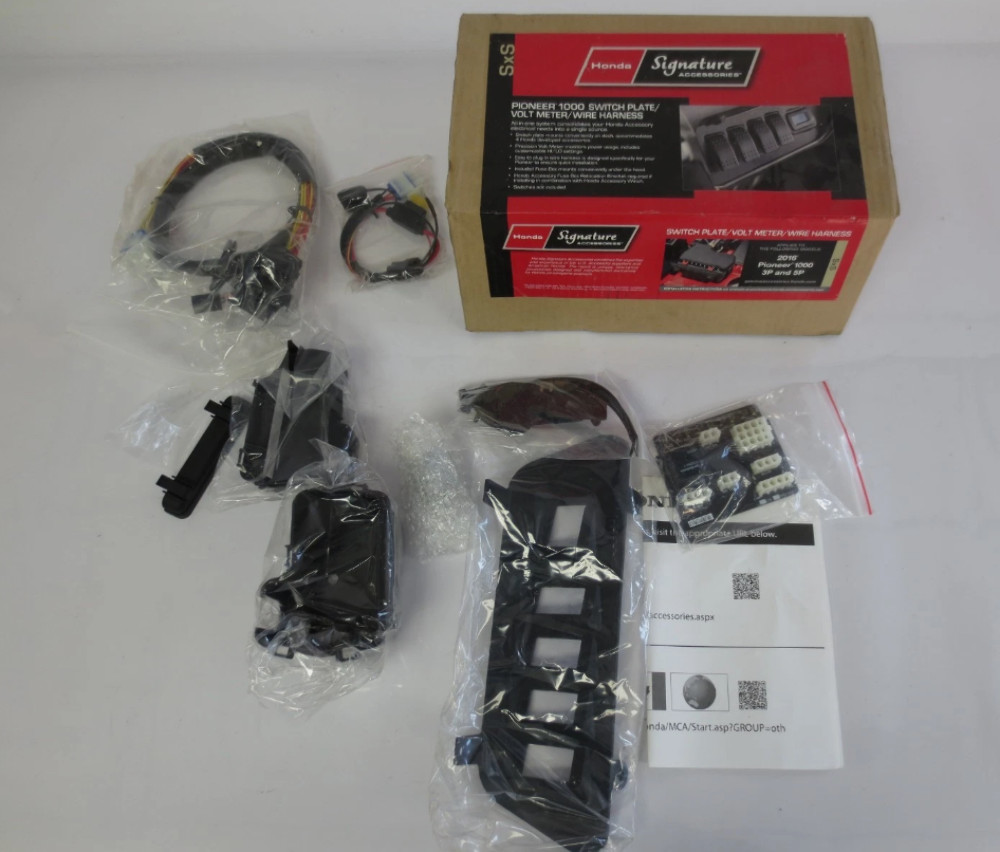 16-24 Honda Pioneer 1000 Switch Plate Volt Meter Wire Harness 0SA30-HL4-100