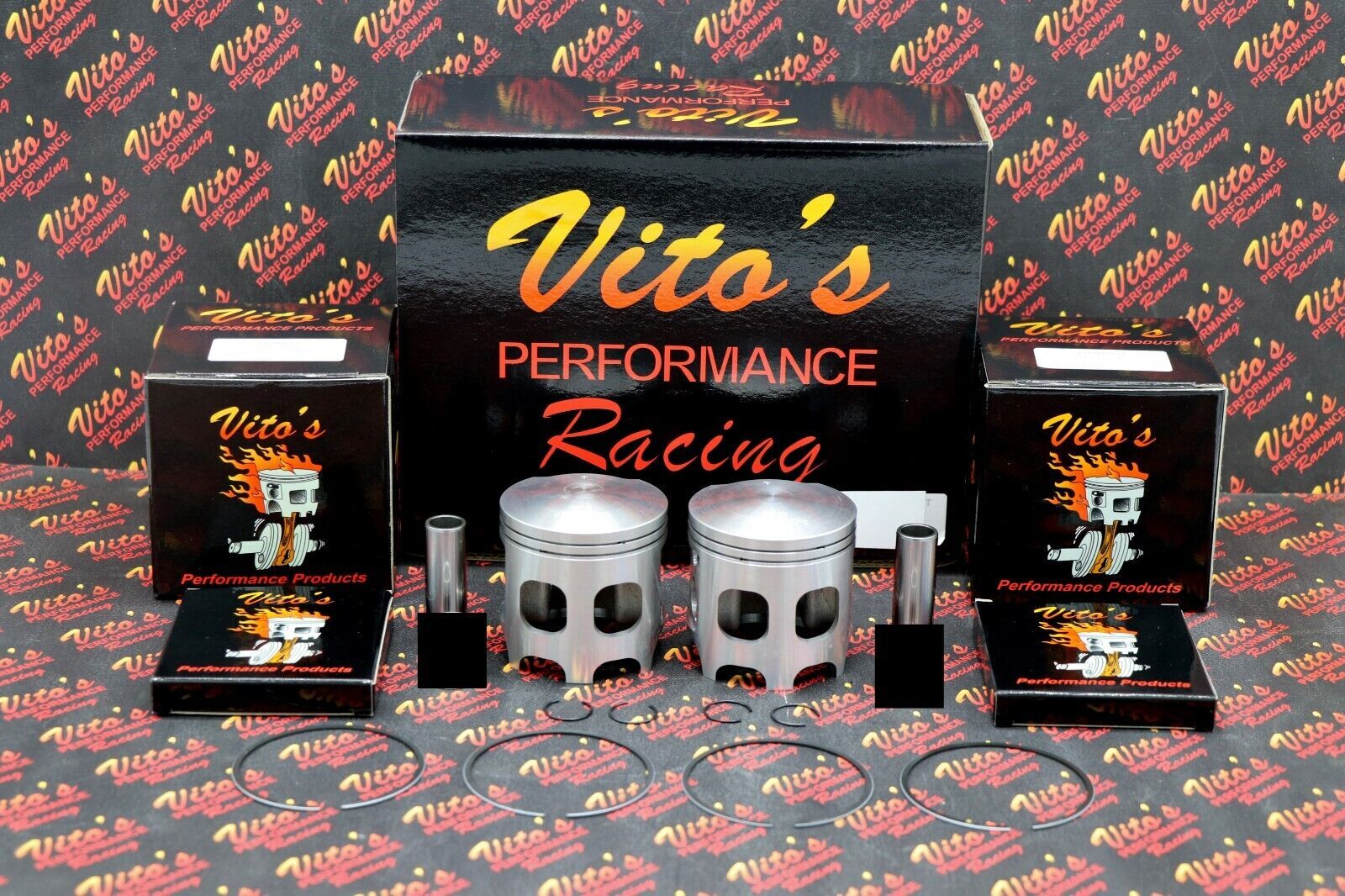 Vito’s Performance Super Stock 9440 Pistons Banshee simulates ported motor! 64mm