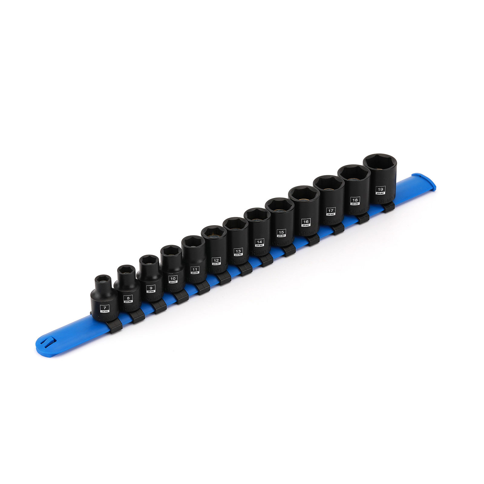 13PCS 3/8″Drive Magnetic Socket Set, Shallow, 6-Point, Metric, 7mm to 19mm CR-MO