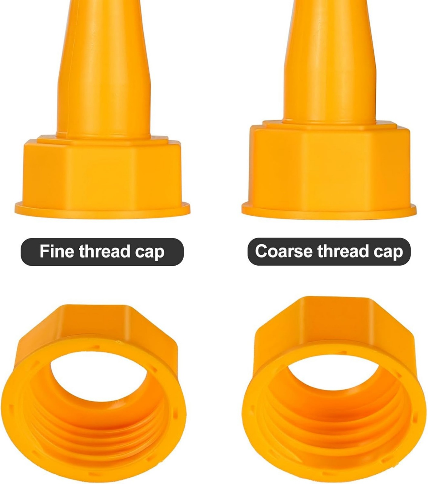 5X Gas Can Spout Nozzle Vent Kit Replacement for Plastic Gas Cans Old Style Caps