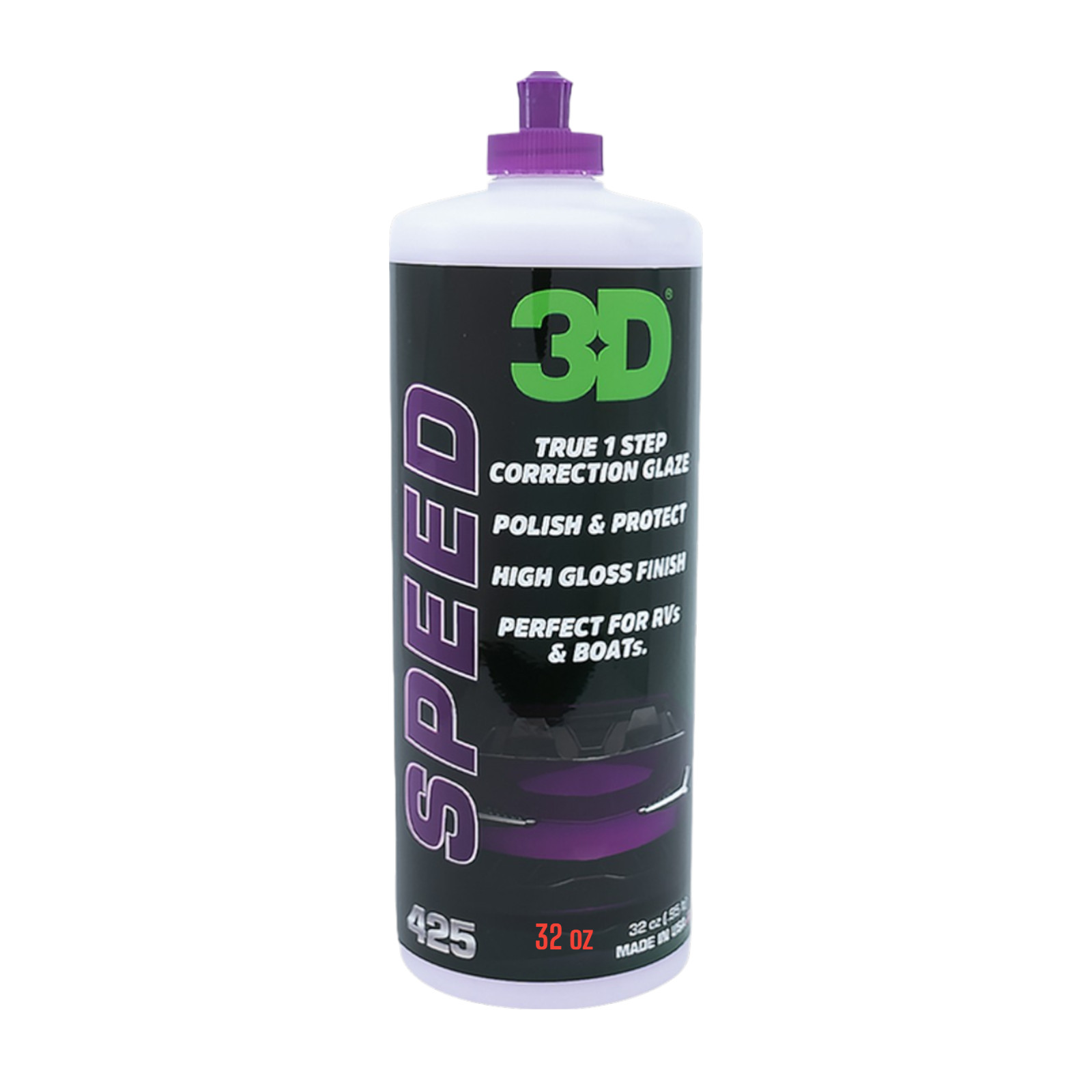 3D HD SPEED All-In-One Polish and Sealant 32oz 425OZ32 SHIPS TODAY