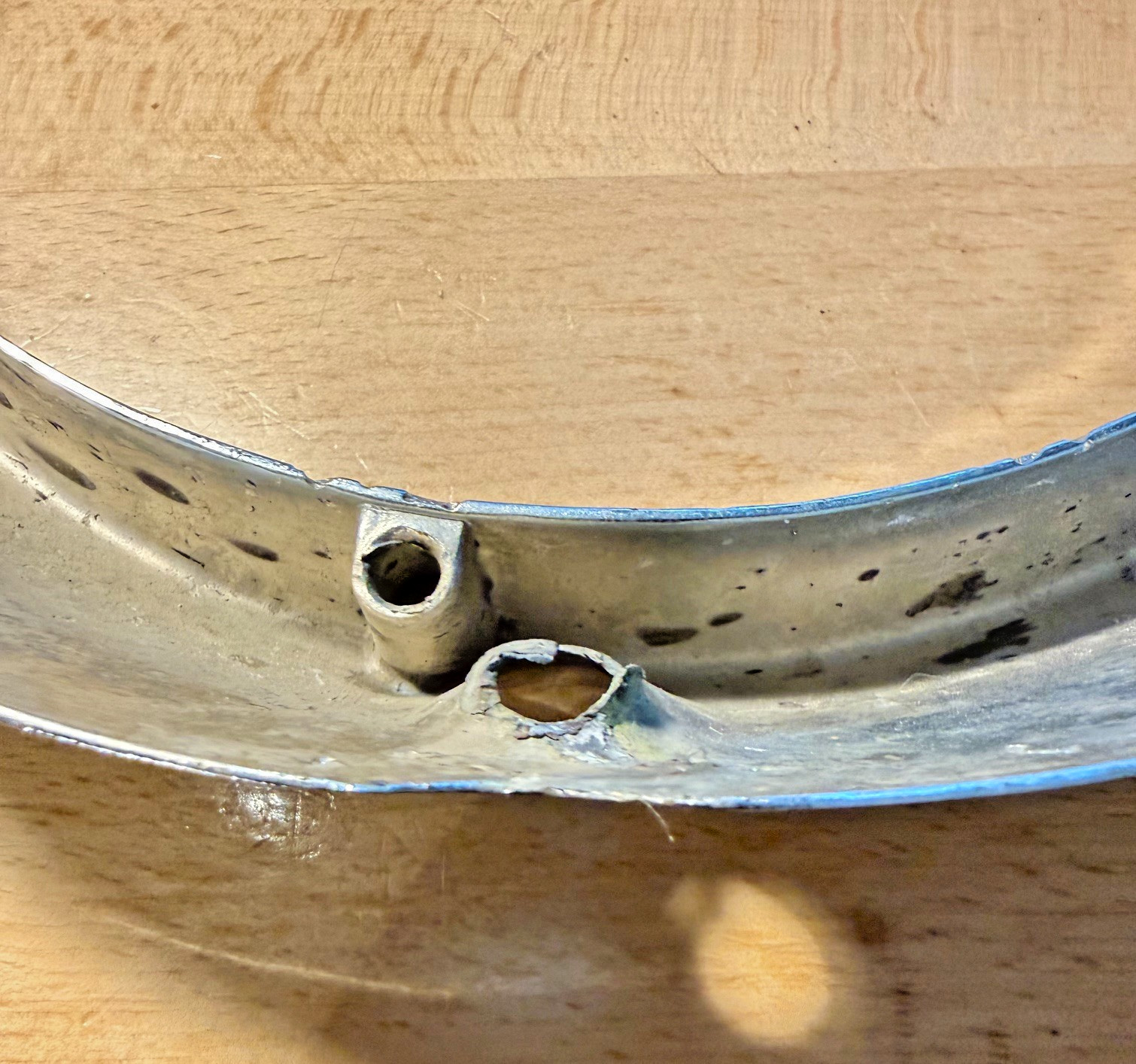 1949-52 Chevrolet Original GM Headlight Bezels Trim # 3131009 OEM 8887 Resto Rod