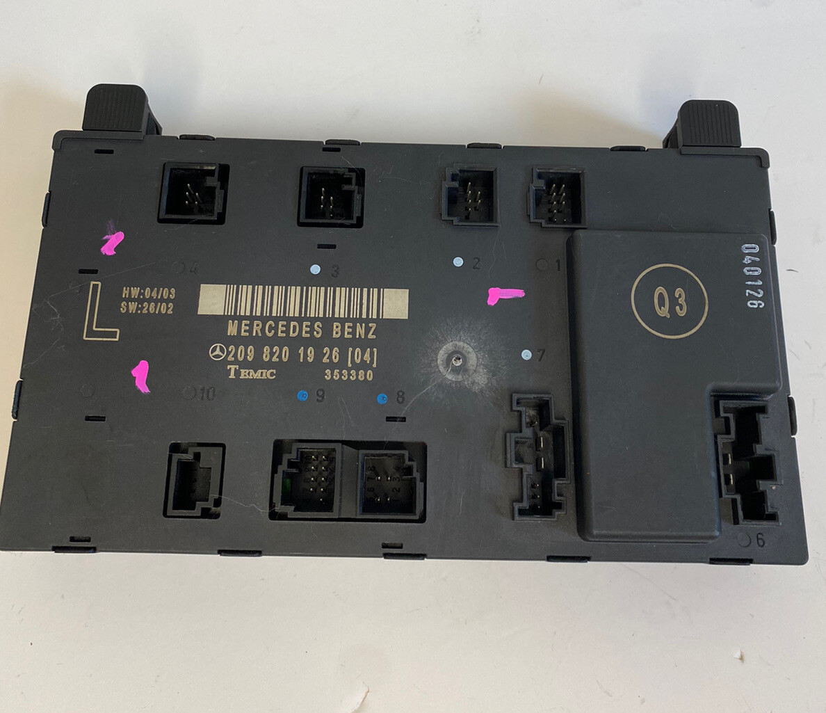 03-09 MERCEDES CLK W209 CLK350 CLK500 FRONT LEFT Driver DOOR CONTROL MODULE