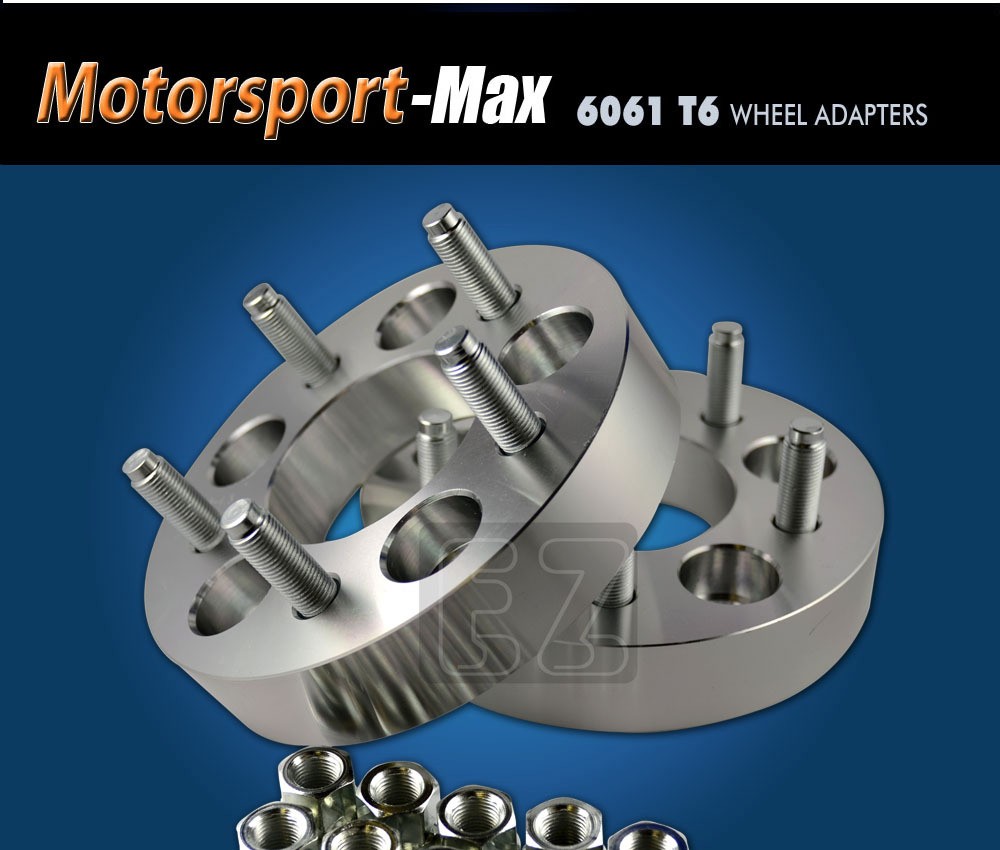 2 Wheel Adapters 5 Lug 4.75 To 5 Lug 120 Spacers 5×4.75/5×120 1.5″