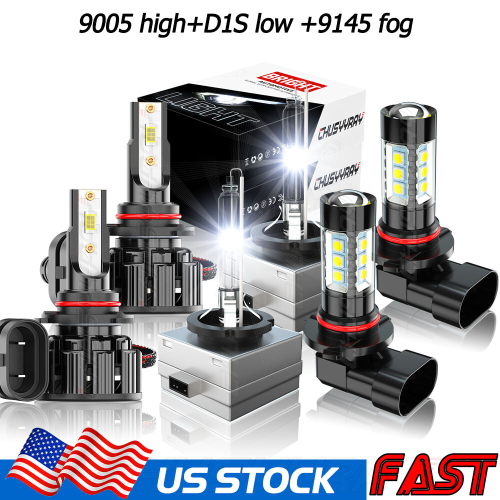 FIT Mercury Montego 2005-2007 faros LED HID Luz de cruce/alta + luz antiniebla