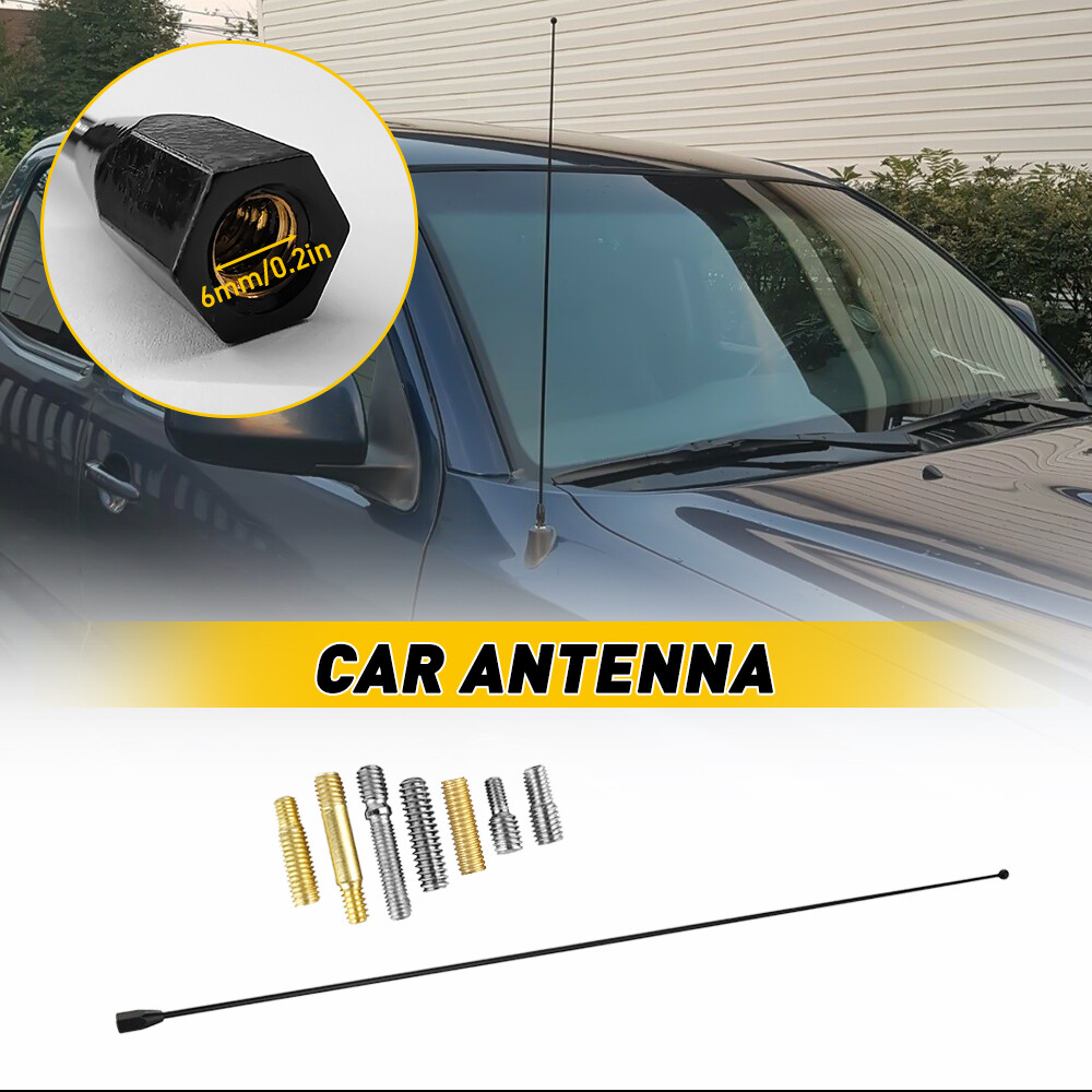21″ Antenna Mast Black Power Radio AM/FM for CHEVY SILVERADO 2006-2022 Brand New