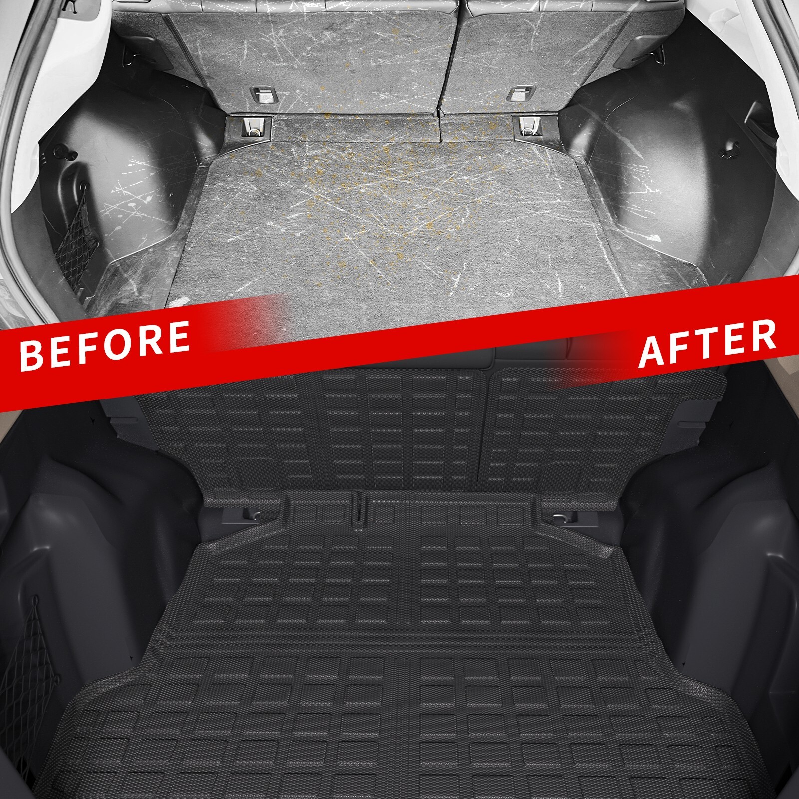 Cargo Liners Backrest Mats Trunk Mat All Weather Mats For 2012-2016 Honda CRV
