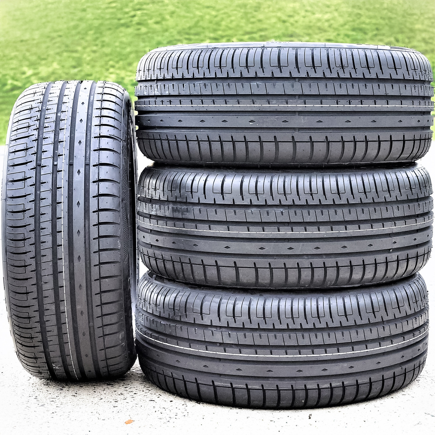 4 New Accelera Phi-R 205/45R17 ZR 88W XL A/S High Performance Tires