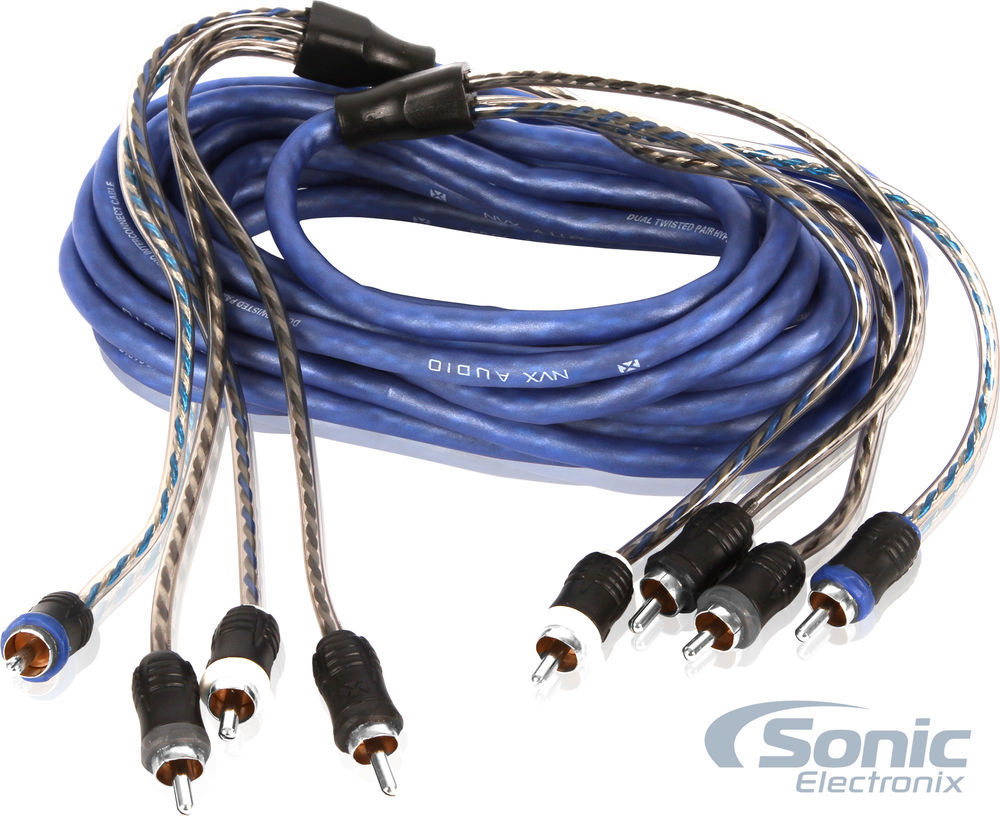 NVX XIV46 6m (19.69 ft) 4-Channel V-Series RCA Audio Interconnect Cable