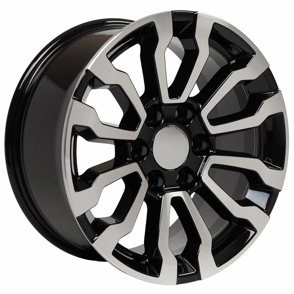 5909 Black Machined 18″ Wheel Fits Chevy GMC AT4 Cadillac