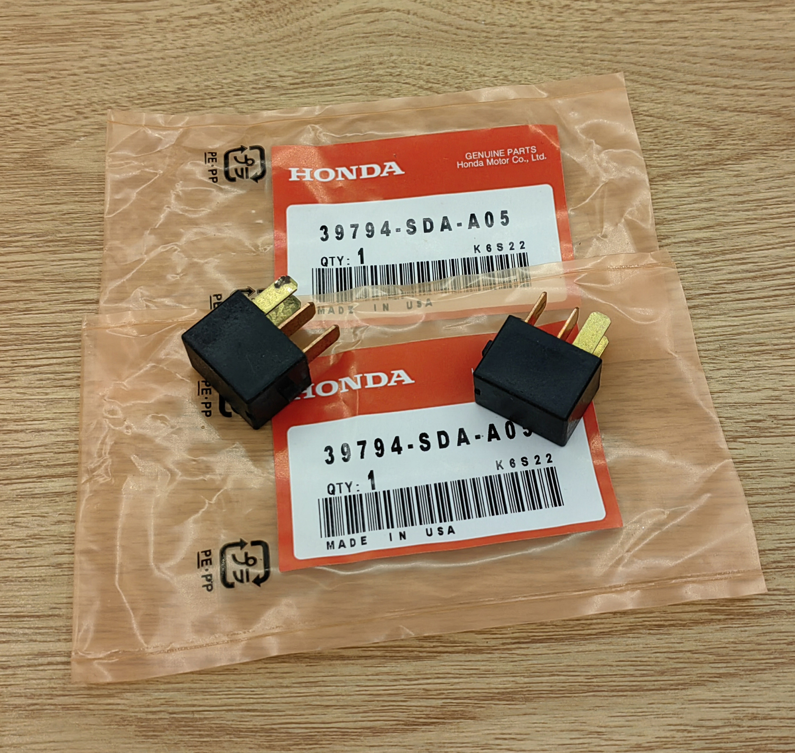 NEW 2 PCS AC Relay for Acura Honda CIVIC CR-V FR-V ACCORD Civic Odyssey Pilot