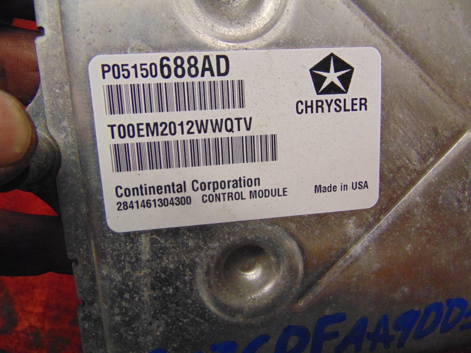 13 Dodge Dart 2.0 engine computer p05150688ad ecm ecu