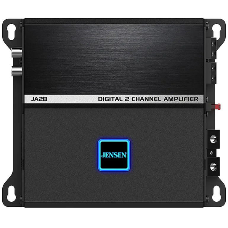 JENSEN JA2B 225W RMS CLASS-D 2-CHANNEL AMPLIFIER BLUETOOTH APP, DSP, RGB LIGHTS