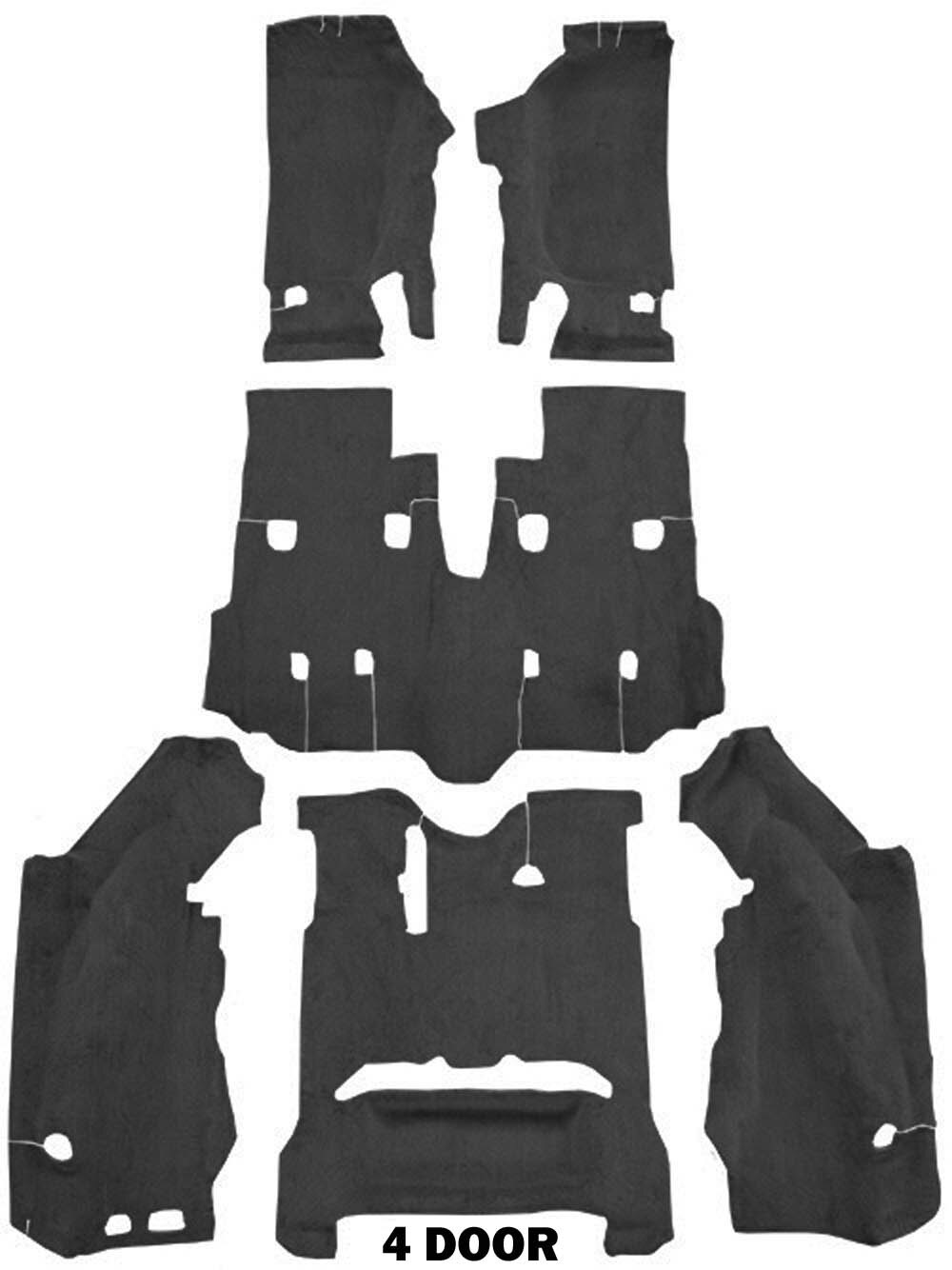 New! Complete Carpet Molded Pick Color fits 2011-2018 JEEP Wrangler