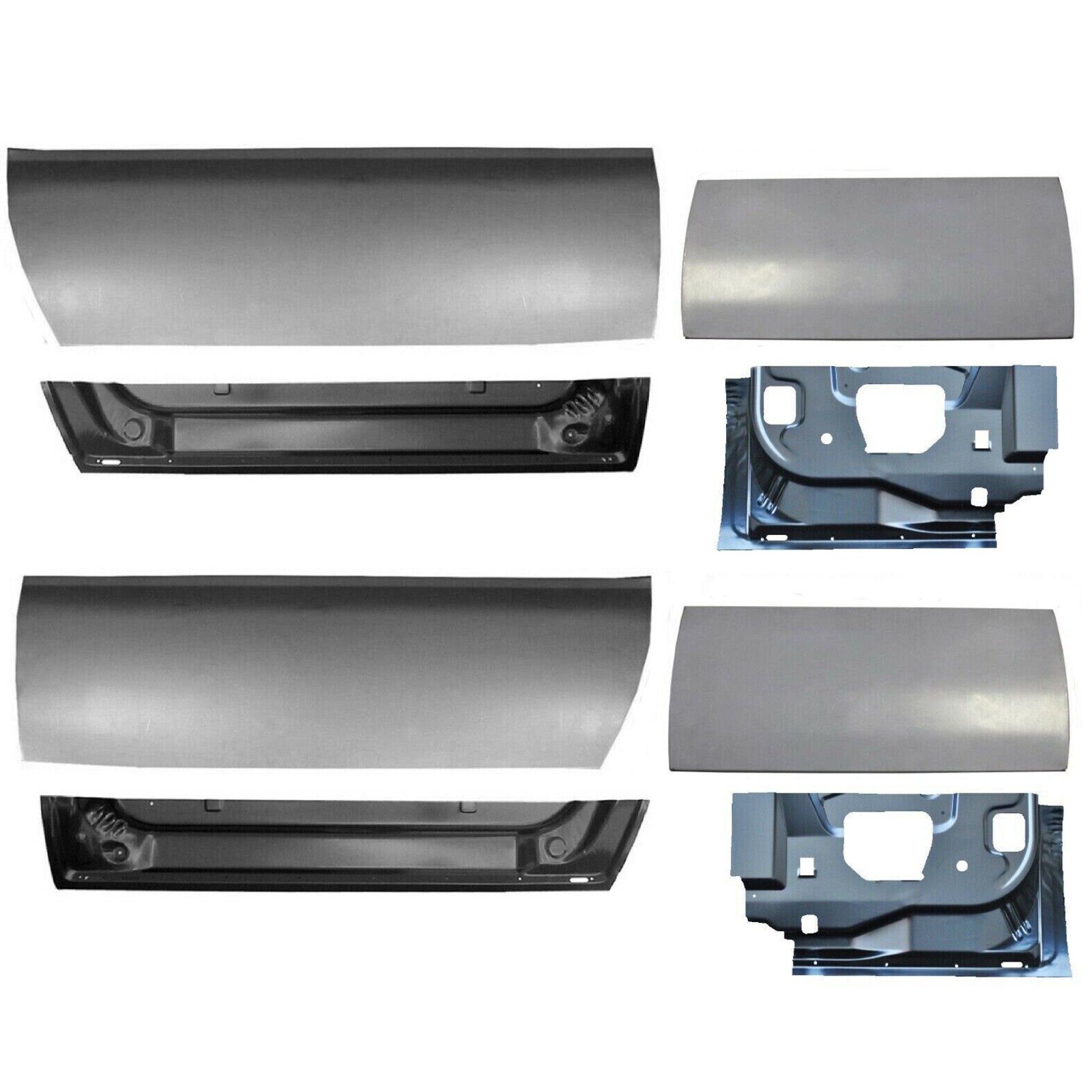 99-15 Ford Super Duty Extended Cab Front & Rear Lower and inner Door Bottoms 8PC