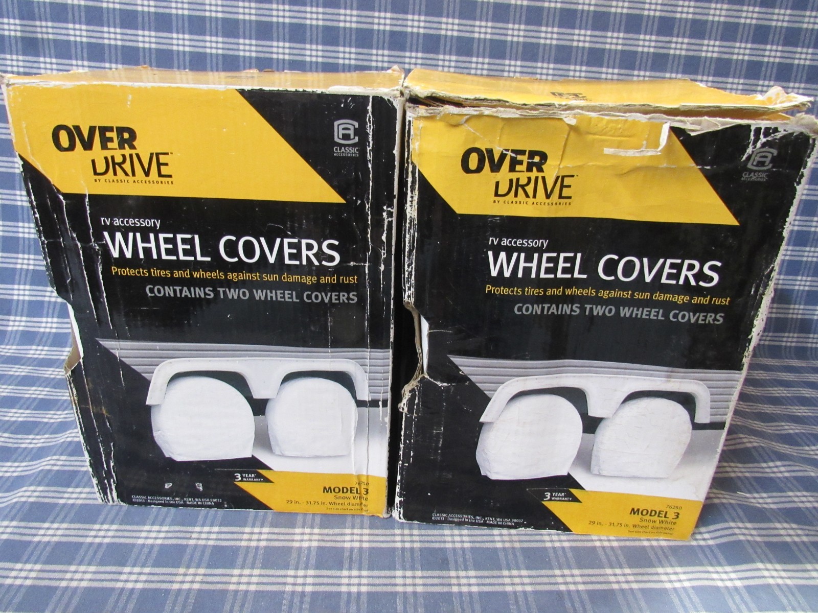 Classic Accessories RV Wheel Covers 29 In. to 31.75 In (Pre-Owned) FREE SHIPPING