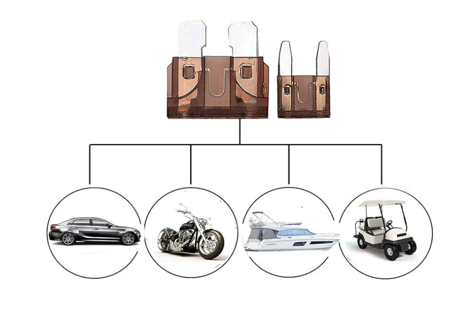 Car Blade-Type Fuse Assortment Assorted Kit Automotive Fuses Standard Mini Size