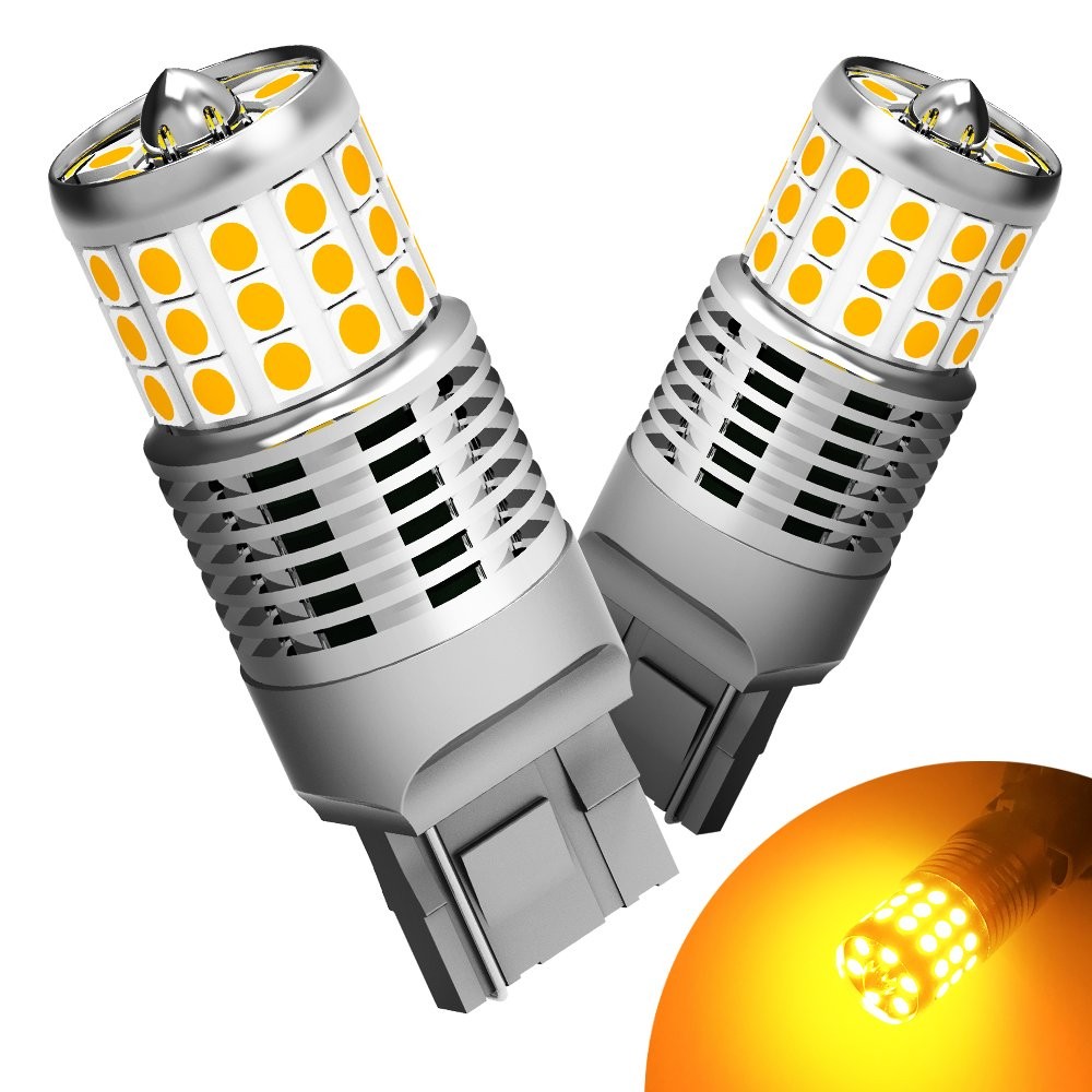 AUXITO 7440 Amber LED Turn Signal Light Bulbs No Hyper Flash Canbus Error Free