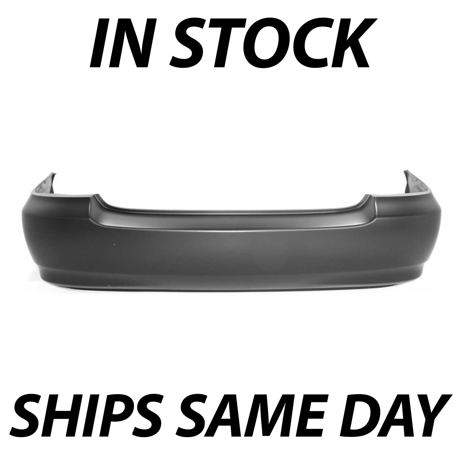 NEW Primered – Rear Bumper Cover Replacement for 2003-2008 Toyota Corolla 03-08