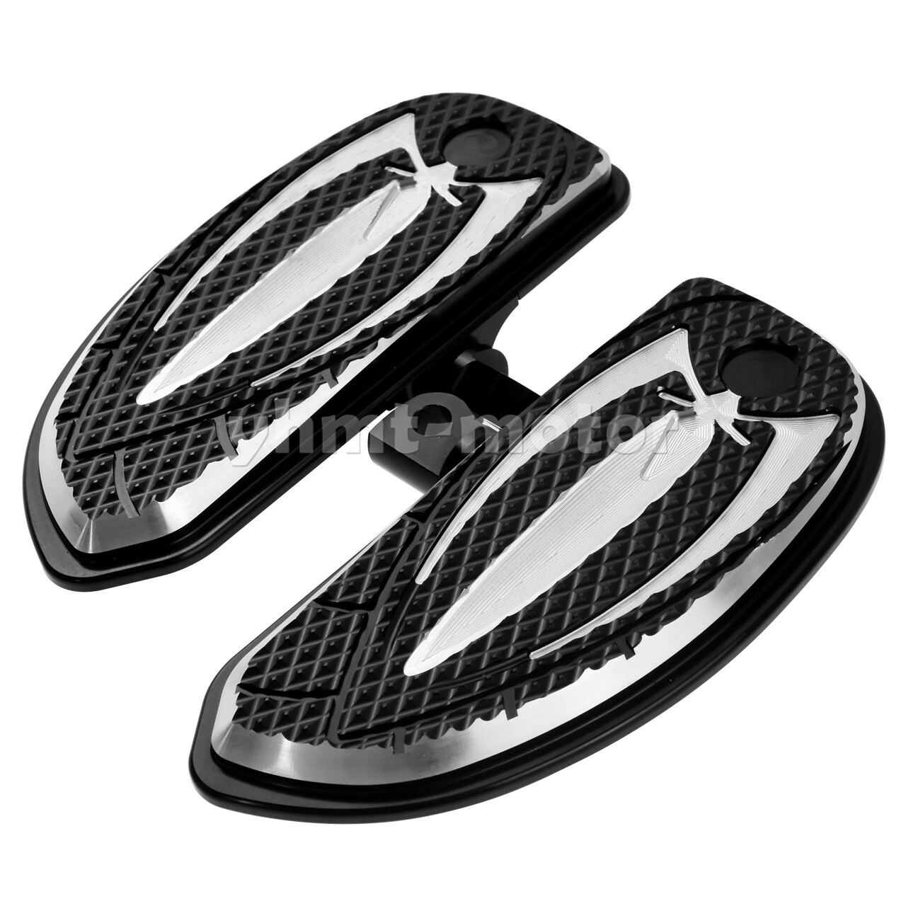 CNC Spider Floorboards Male Mount Foot Pegs Fit For Touring Softail Dyna CVO