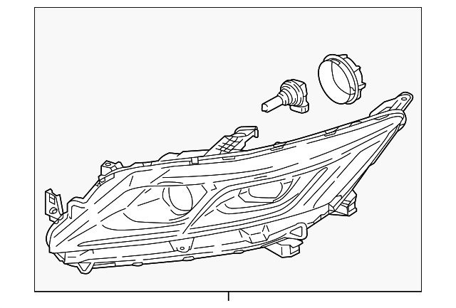 Genuine Mitsubishi Composite Assembly 8301D699
