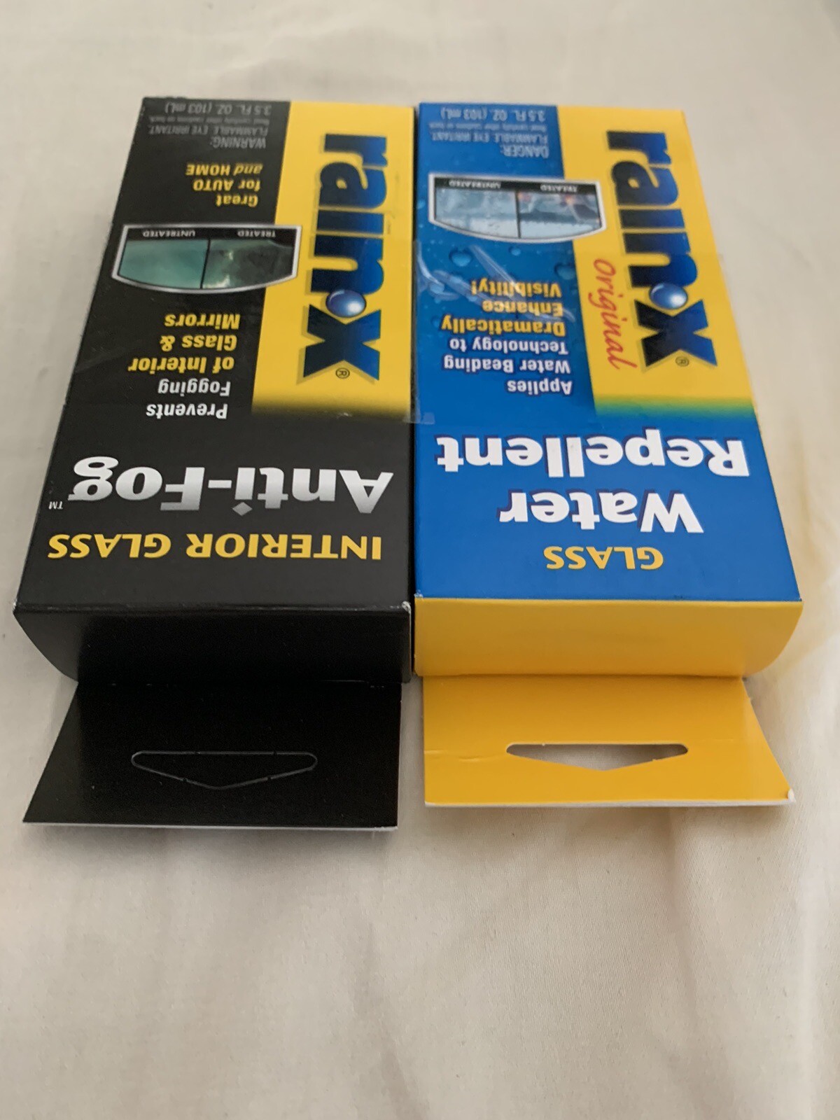 Rain-X Original Water Repellent Treatment & Interior Glass Mirrors Anti Fog Set