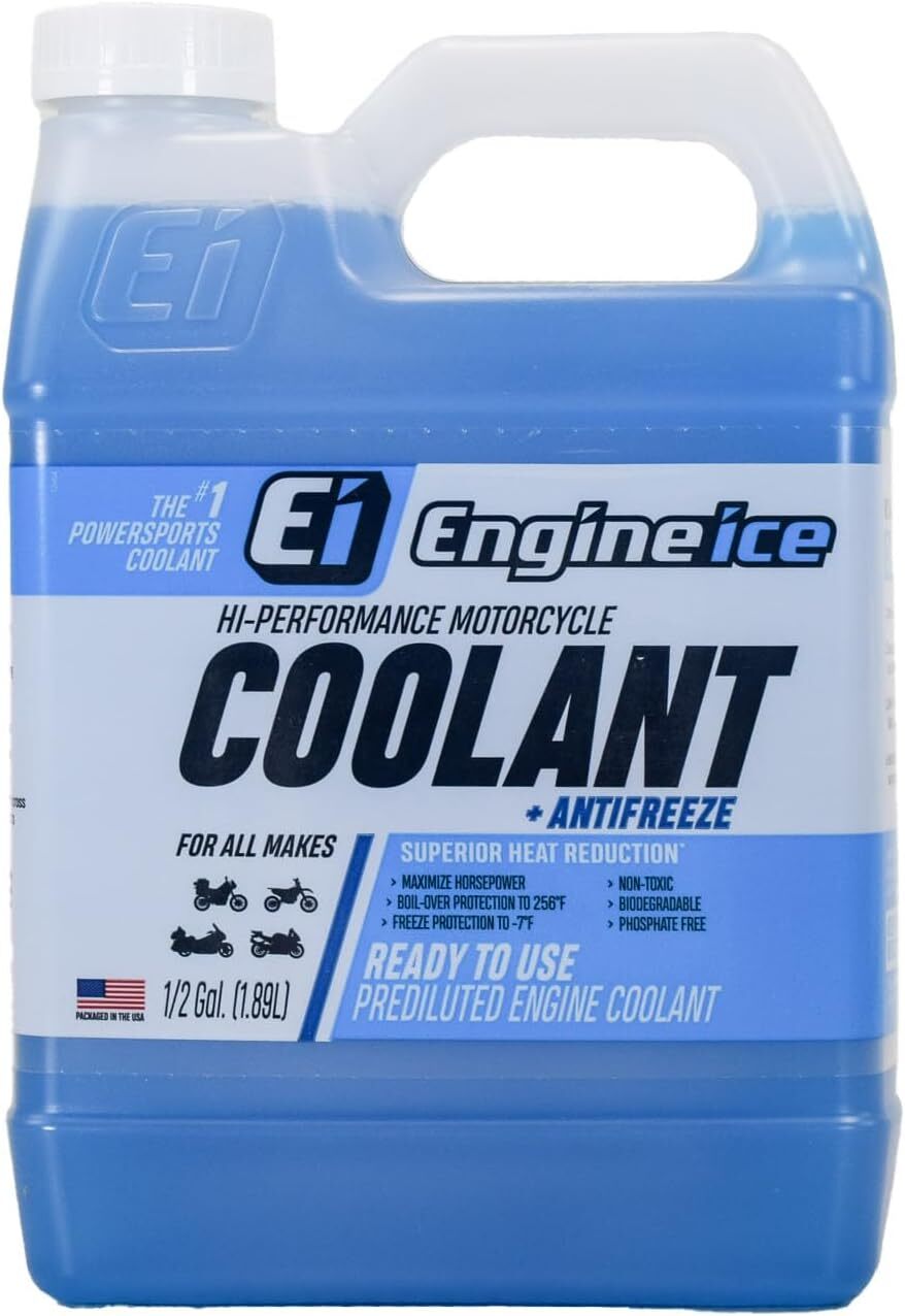 ENGINE ICE 1/2 GAL High Performance Coolant Non-Toxic Biodegradable