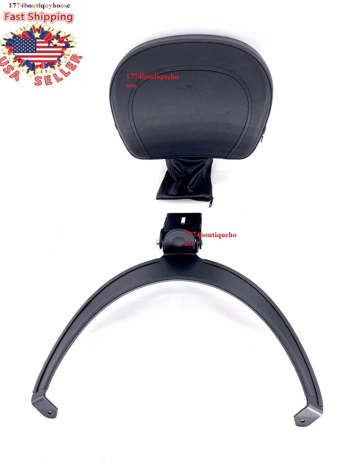 NEW Adjustable Height Folding UP DOWN Driver Rider Backrest 4 BMW K1200LT K1200