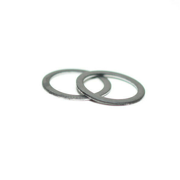 (10) Fuel Inlet Fitting Gaskets 9/16″ ID Rubber Coated Fits: Holley Carburetor