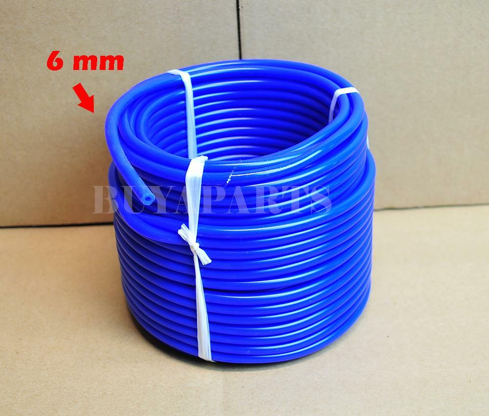 6MM/0.24″ BLUE SILICONE TURBO/INTAKE/BOV/AIR/FUEL VACUUM HOSE/LINE 20 FEET 20FT
