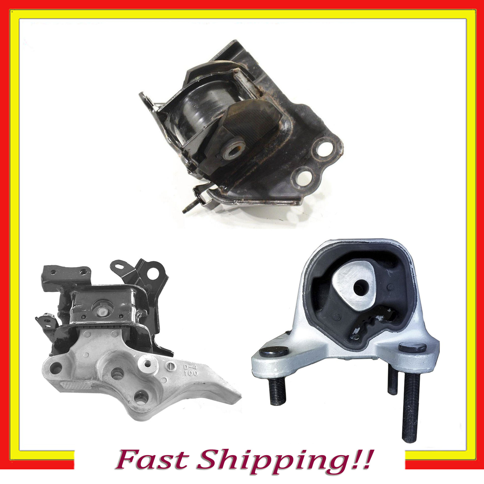 Engine Motor Mounts & Automatic Trans Mount For 2016-2021 Lexus RX350 RX350L