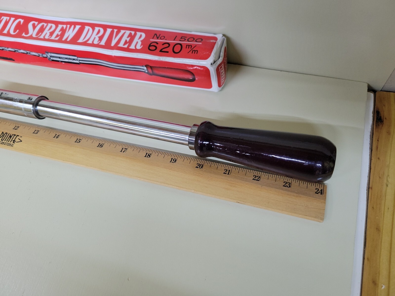 Vessel #1500-620 Yankee Ratchet Screwdriver Countersink Drill Bits Phillips Flat